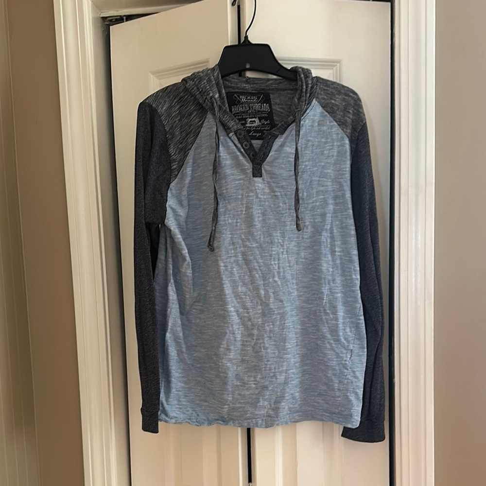 Blue and Gray Shirts with Unique Design